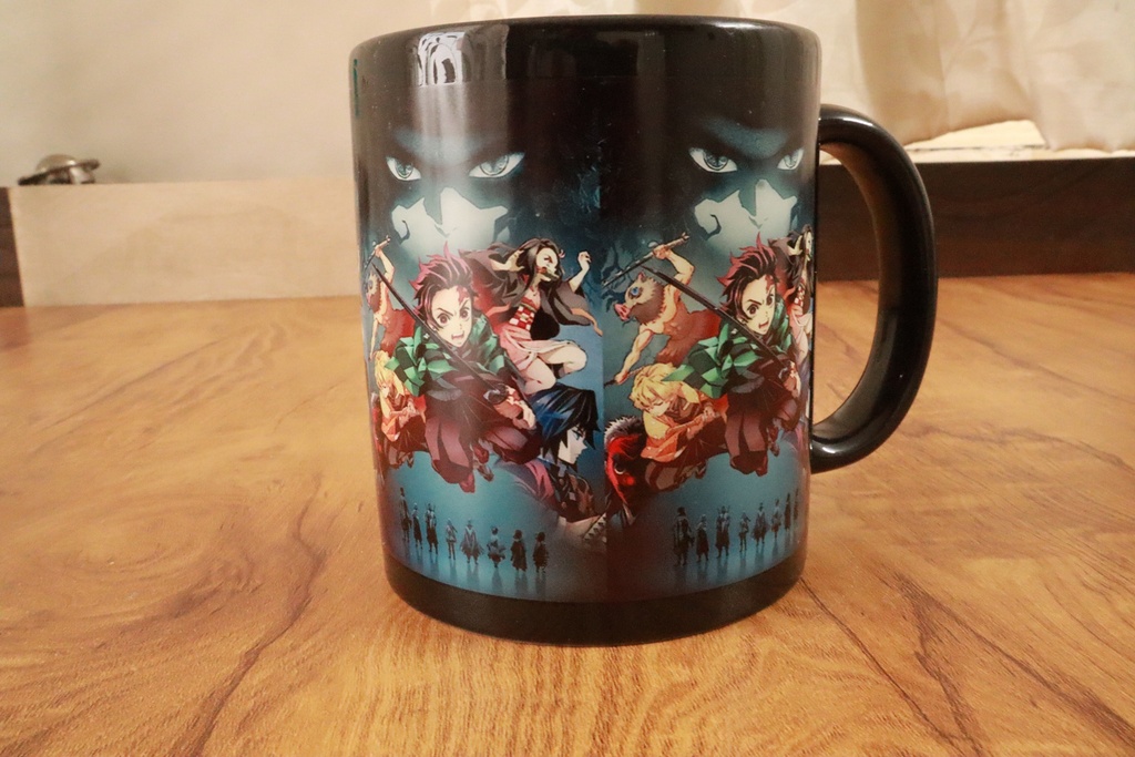 Morons Demon Slayer Anime Coffee Mug Black