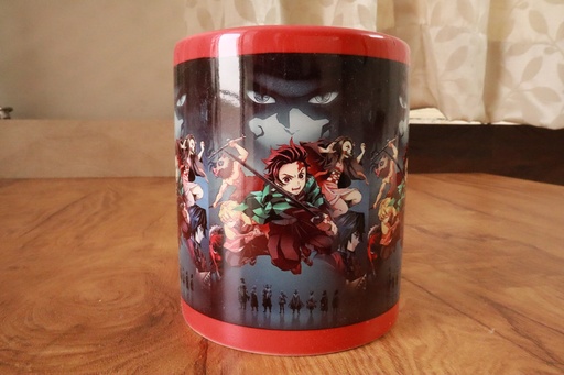 Morons Demon Slayer Anime Coffee Mug Red