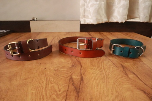 [DOGBELT3] Leather Dog Collar's